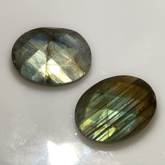 Labradorite Feldspar Set of Two